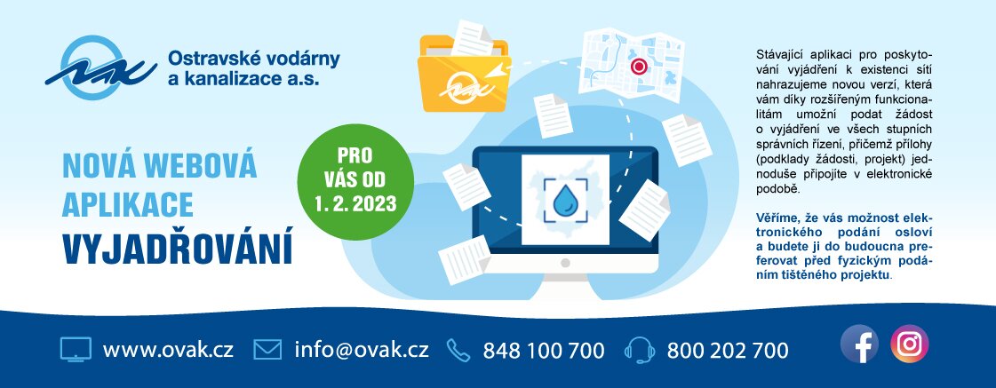 OVAK digitalizuje své služby aneb Nová aplikace Vyjadřování | Ostravské ...