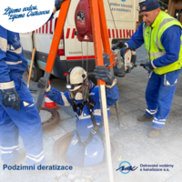 Podzimní etapa plošné deratizace kanalizační sítě v Ostravě