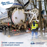OVAK v plném nasazení i v mrazivých dnech