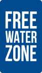 Free water zone